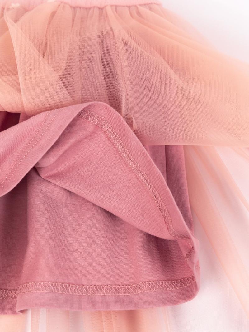 картинка Платье для девочки Baby Boom С259/2-К Мелкие цветоч на пудре + пудра от магазина детских товаров ALiSa