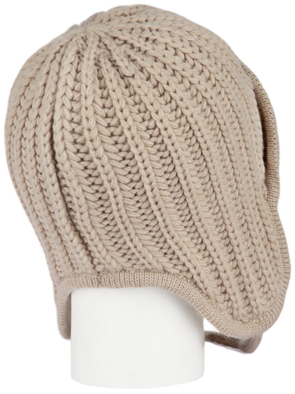 картинка Шапка ушанка утепленная для девочки NIKASTYLE 11з15824 Беж от магазина детских товаров ALiSa