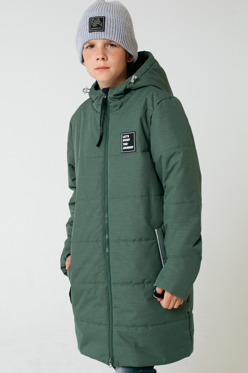 картинка Пальто зимнее для мальчика Crockid ВКБ 36061/2 ГР от магазина детских товаров ALiSa