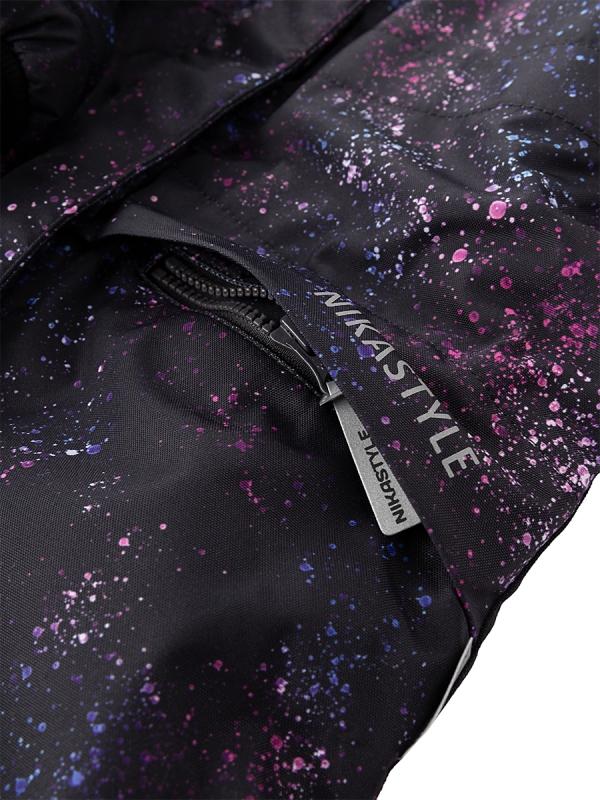 картинка Комбинезон зимний для девочки NIKASTYLE 8з5224 з24 Черный фуксия от магазина детских товаров ALiSa