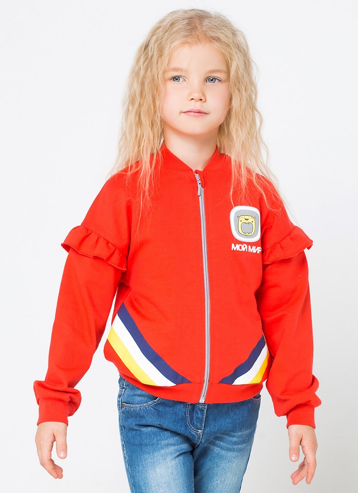 картинка Куртка для девочки Crockid КР 300592 ярко-красный1 к199 от магазина детских товаров ALiSa