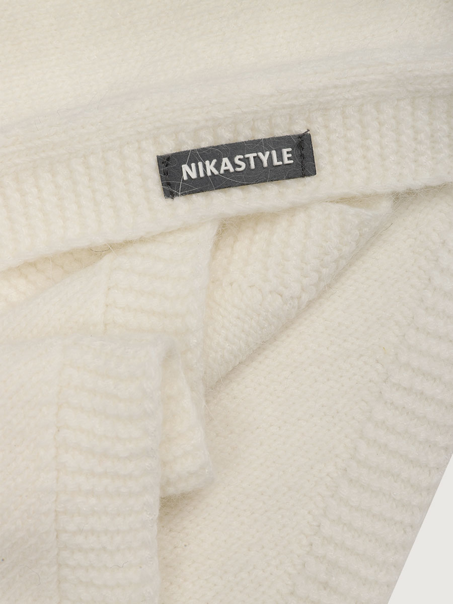 картинка Шарф косынка для девочки NIKASTYLE 17з16625 Молоко от магазина детских товаров ALiSa