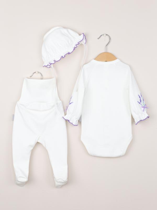 картинка Комплект для девочки Baby Boom КН179/1-И Лаванда + Молоко я738 от магазина детских товаров ALiSa