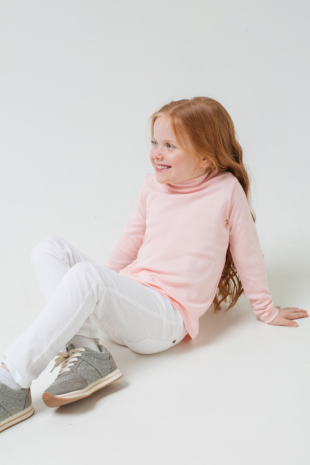 картинка Джемпер для девочки Crockid КР 301435 бежево-розовый к295 от магазина детских товаров ALiSa