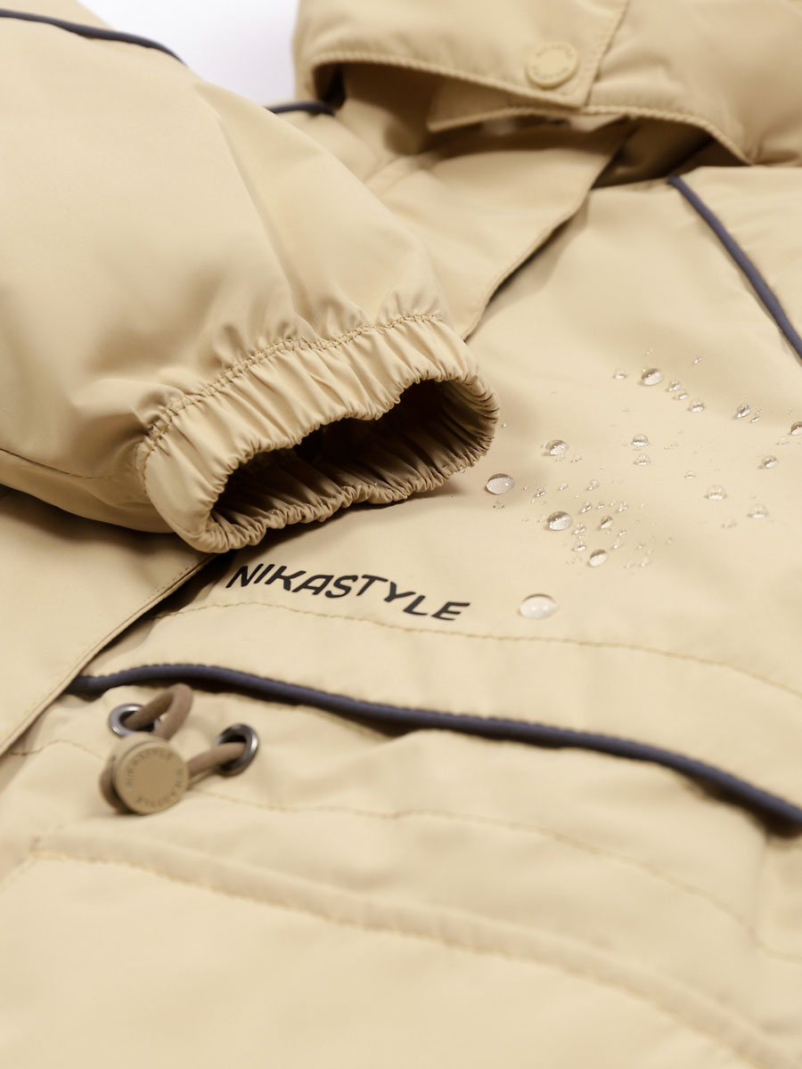 картинка Парка утеплённая для девочки NIKASTYLE 5м3425 Латте от магазина детских товаров ALiSa