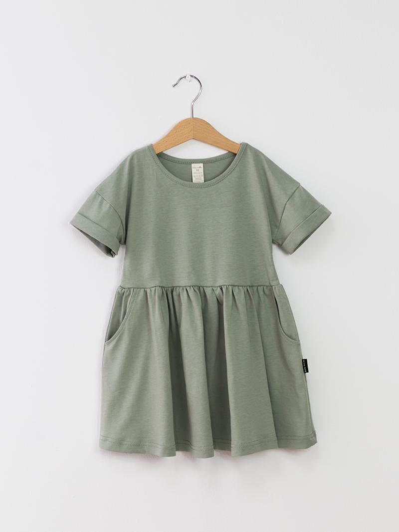 картинка Платье для девочки Baby Boom С156/11-К Шалфей от магазина детских товаров ALiSa