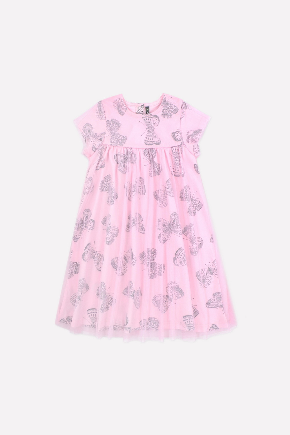 картинка Платье для девочки Crockid К 5657 нежно-розовый, бабочки от магазина детских товаров ALiSa