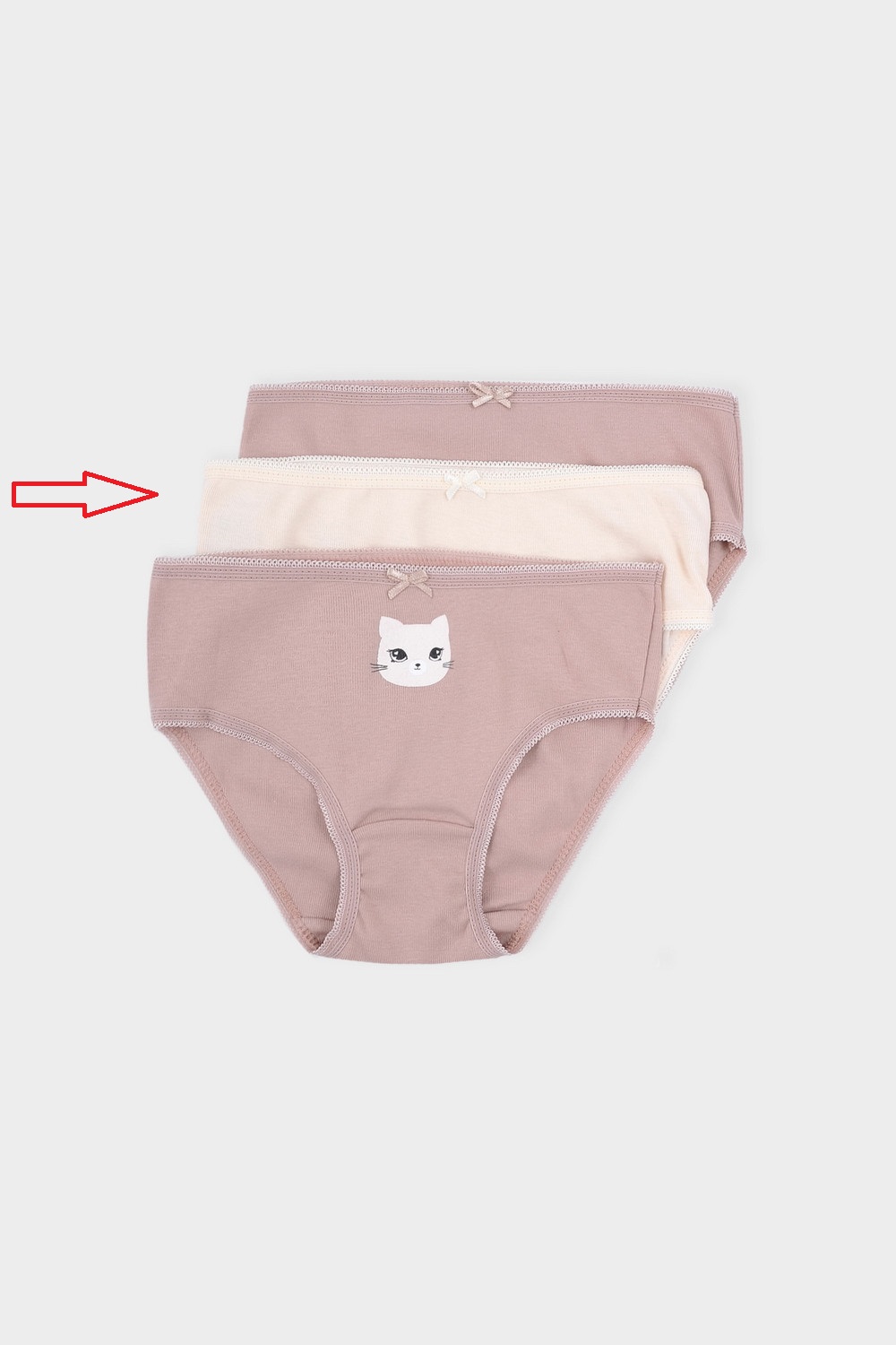 картинка Трусы для девочки Crockid К 1909-3 кофейный, сливки (сливки) от магазина детских товаров ALiSa