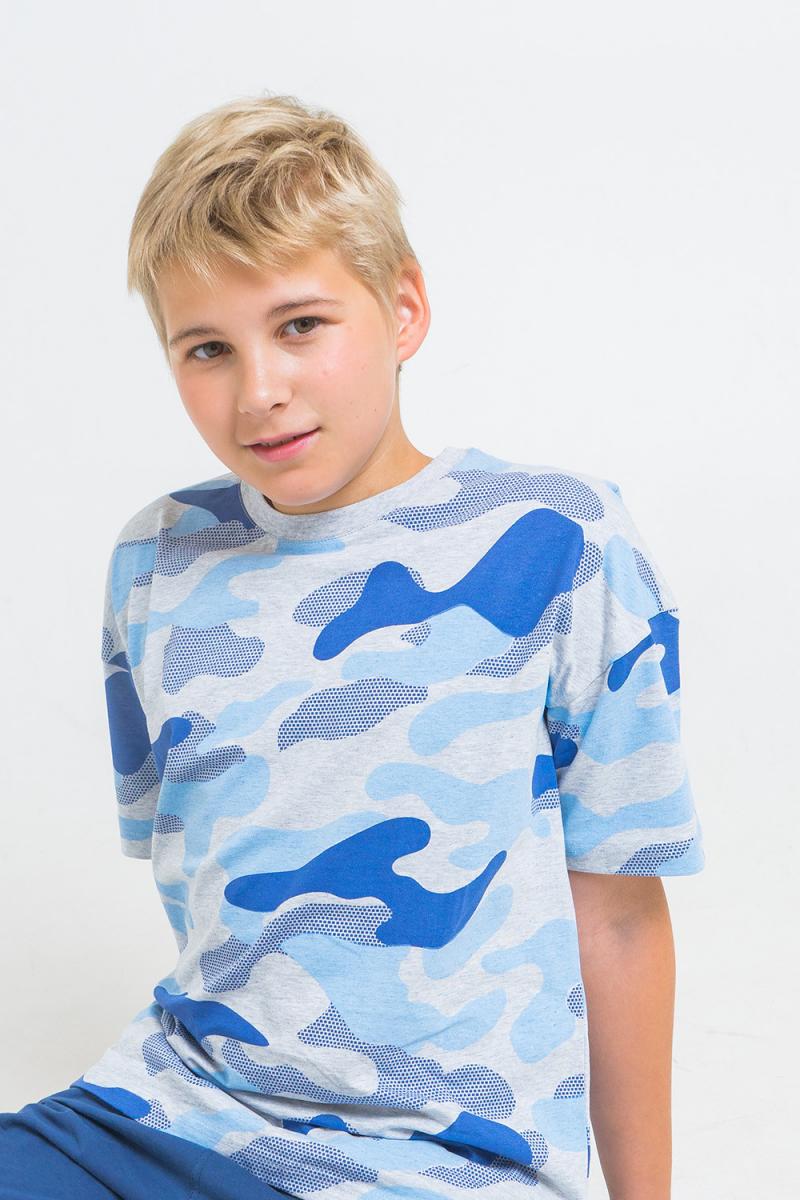картинка Комплект для мальчика КБ 2772 камуфляж на меланже + синий космос от магазина детских товаров ALiSa