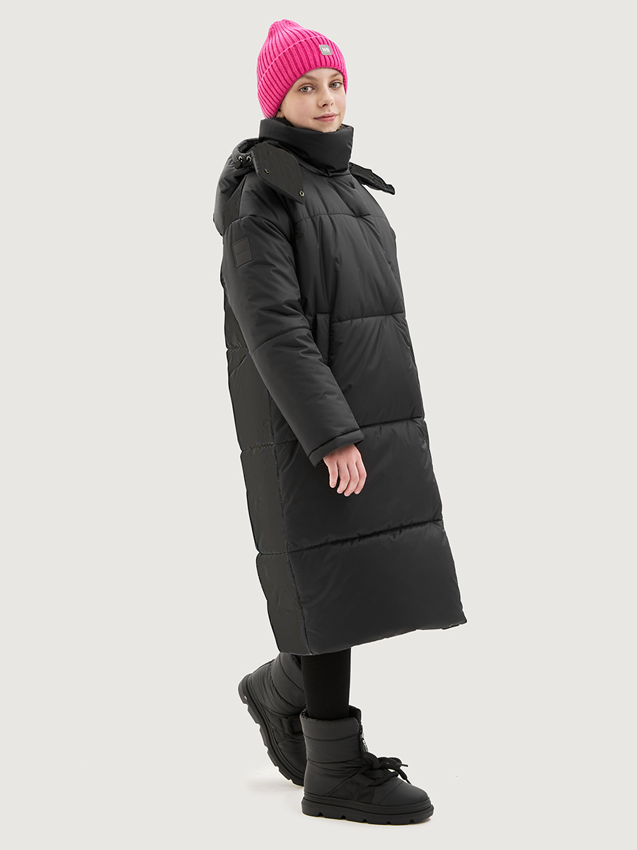 картинка Пальто для девочки NIKASTYLE 6з9225 Черный от магазина детских товаров ALiSa