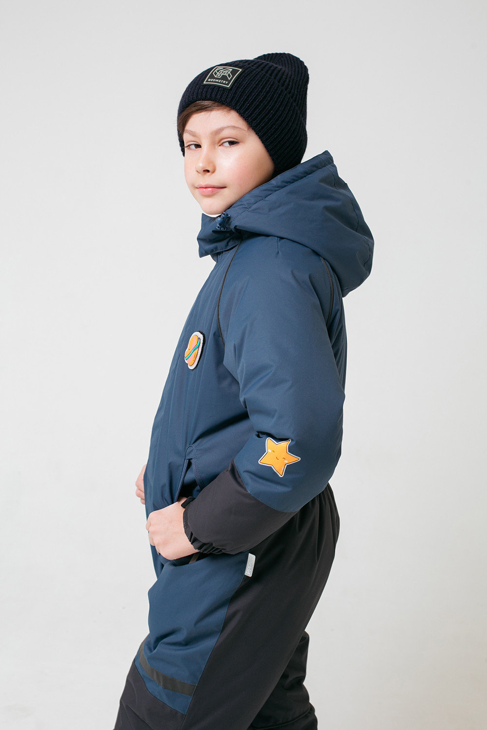 картинка Комбинезон зимний для мальчика Crockid ВК 60061/1 ГР от магазина детских товаров ALiSa