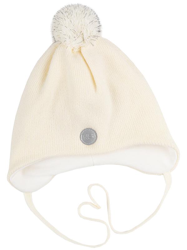 картинка Шапка утепленная для девочки NIKASTYLE 11з15425 Молоко от магазина детских товаров ALiSa
