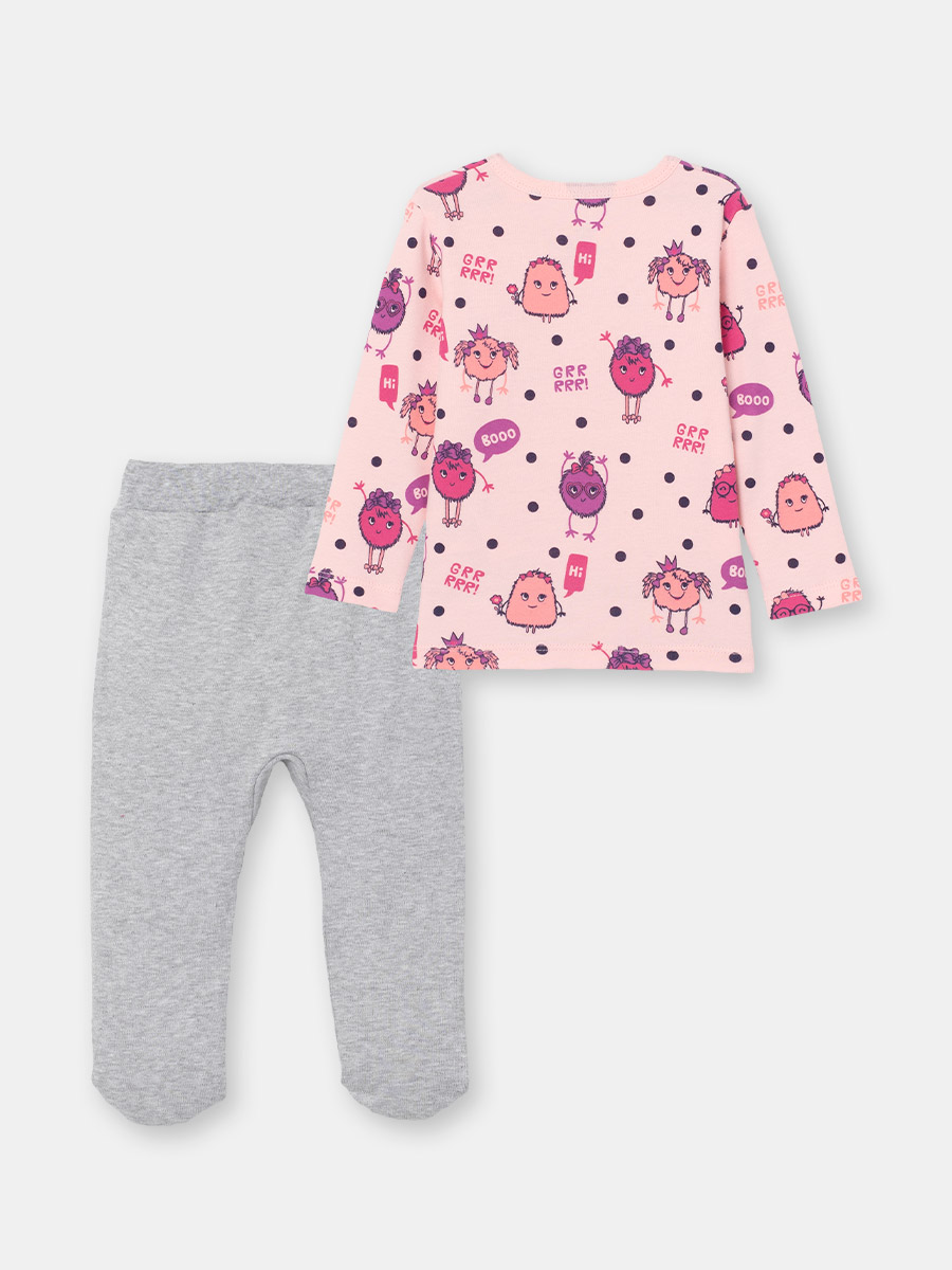 картинка Комплект для девочки CSNG 90117-27-302 Розовый от магазина детских товаров ALiSa