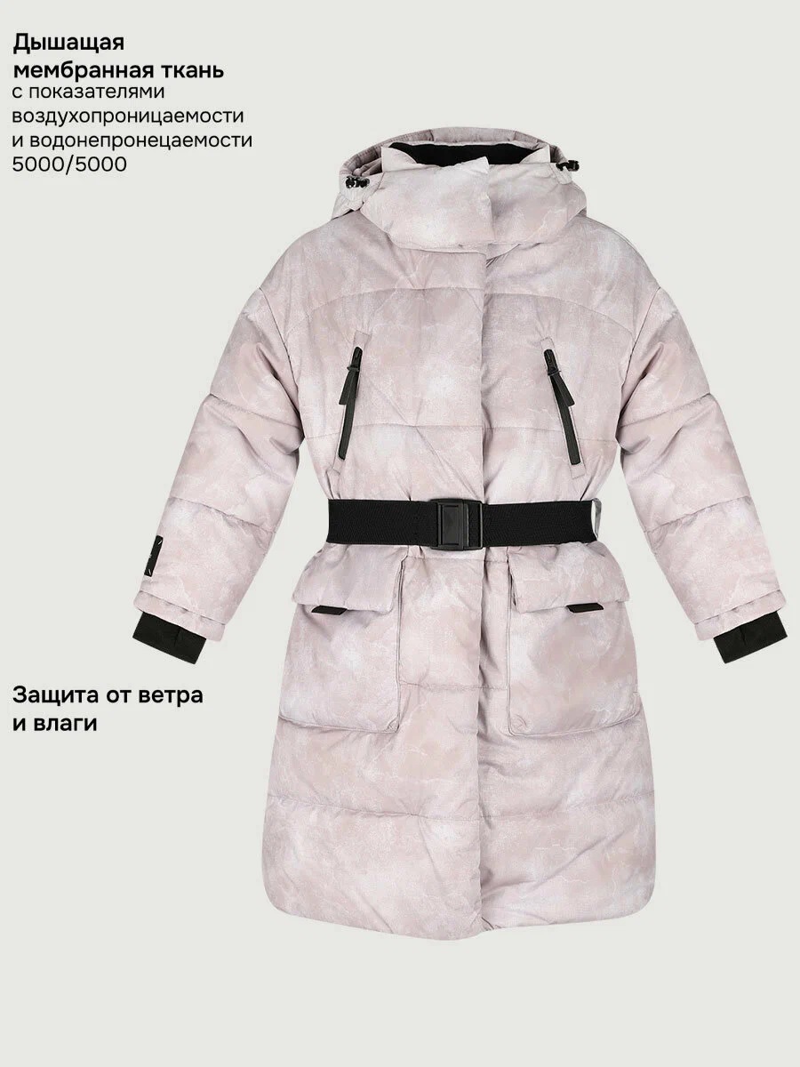 картинка Пальто для девочки NIKASTYLE 6з7425 Пудра от магазина детских товаров ALiSa