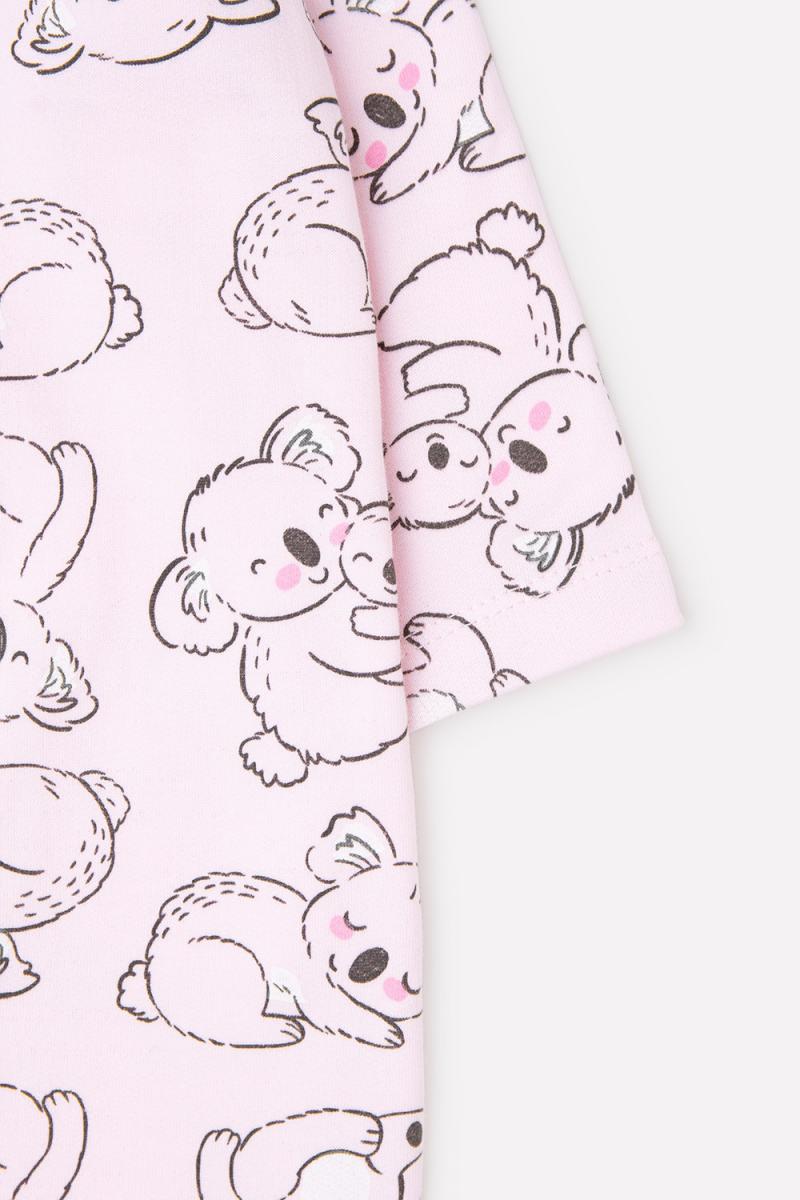 картинка Комбинезон для девочки Crockid К 6192 забавные коалы на нежно-розовом от магазина детских товаров ALiSa