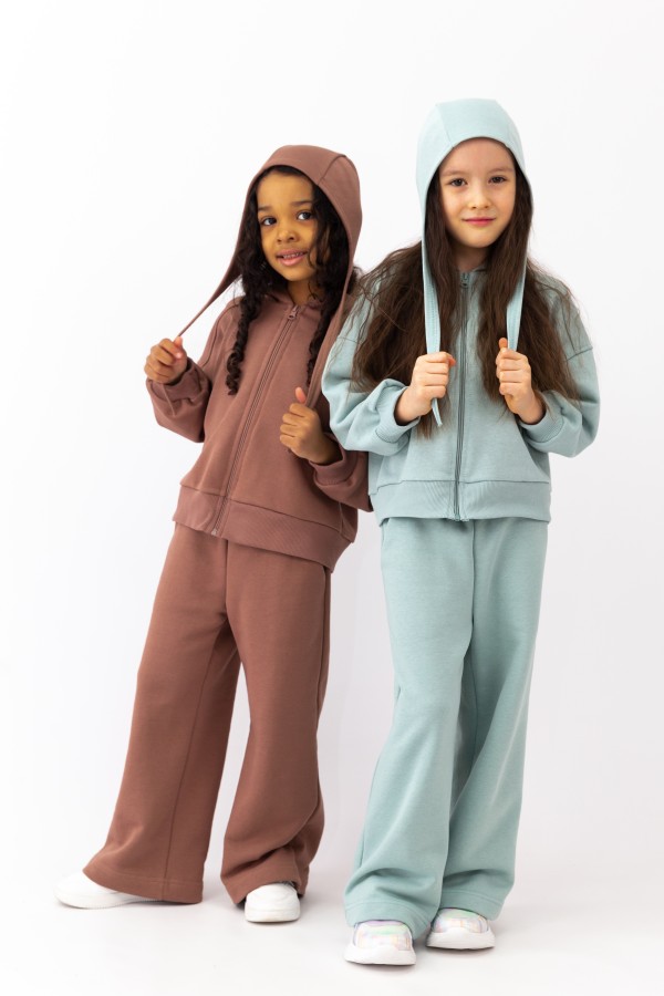 картинка Комплект для девочки Baby Boom КД536/3-Ф Пыльная мята Б118 от магазина детских товаров ALiSa