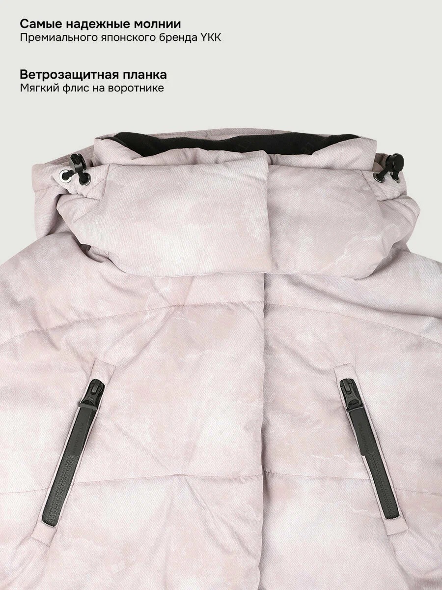 картинка Пальто для девочки NIKASTYLE 6з7425 Пудра от магазина детских товаров ALiSa