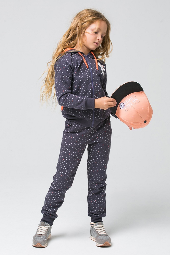 картинка Брюки для девочки Crockid К 4562 дождик на коричневом к121 от магазина детских товаров ALiSa