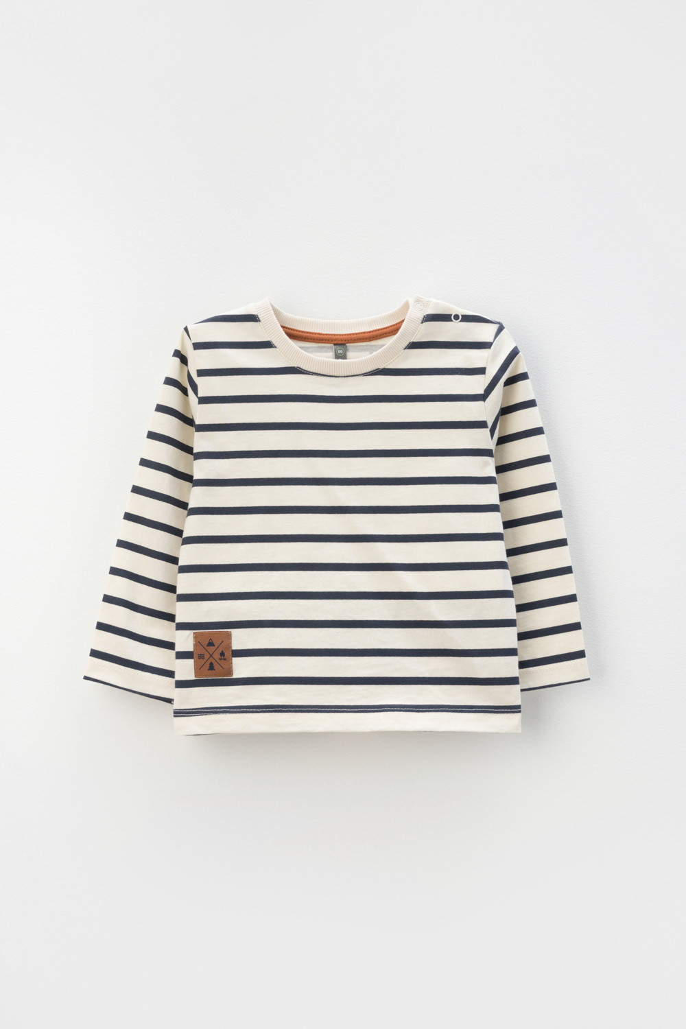 картинка Джемпер для мальчика Crockid КР 302212 теплое молоко, полоска к414 от магазина детских товаров ALiSa