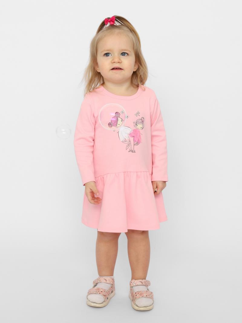 картинка Платье для девочки Сherubino CSNG 63416-27-347 Розовый от магазина детских товаров ALiSa