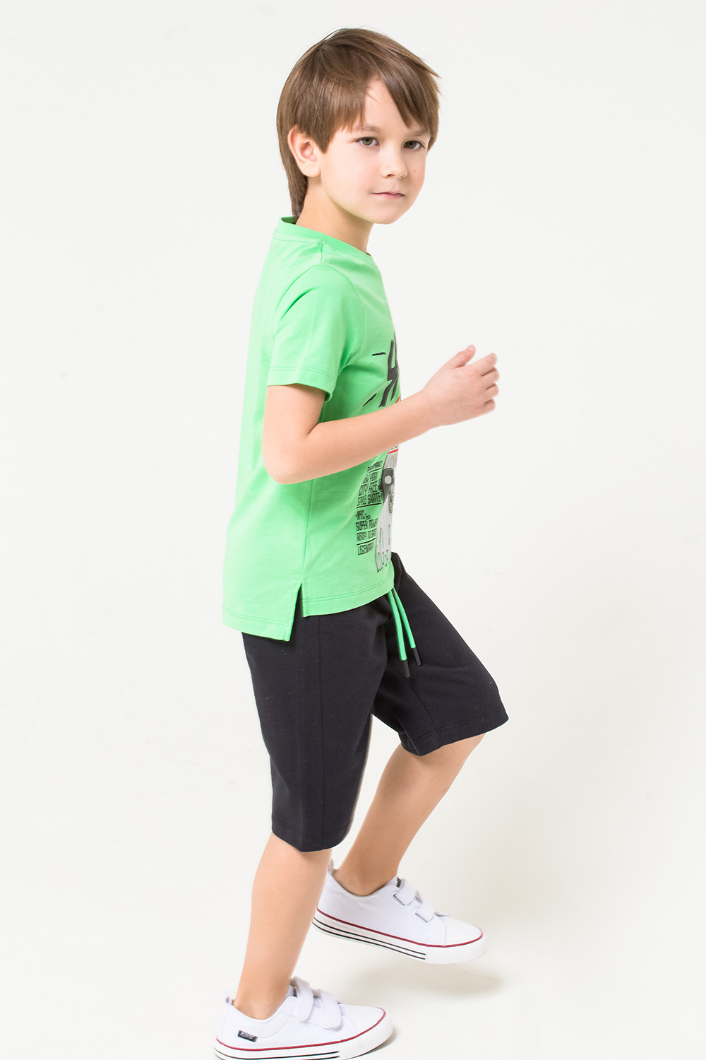 картинка Футболка для мальчика Crockid КР 301054 яркая зелень к260 от магазина детских товаров ALiSa