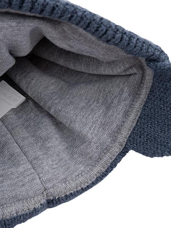 картинка Комплект шапка манишка для мальчика NIKASTYLE 12з16024 Джинс от магазина детских товаров ALiSa