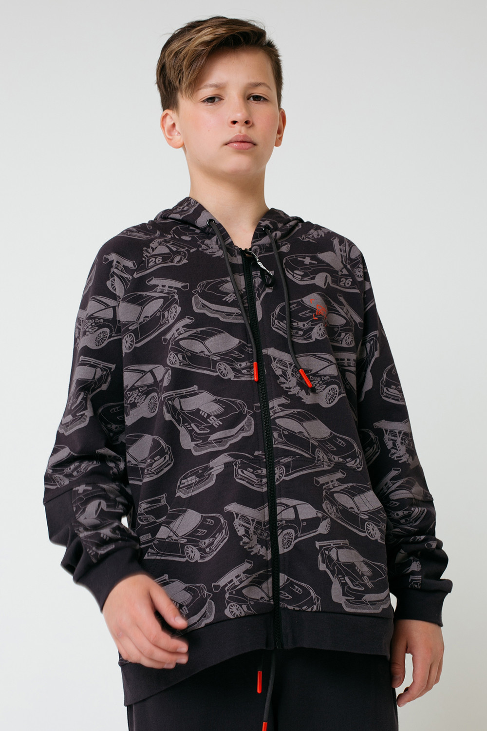 картинка Куртка для мальчика КБ 301562 угольный серый к60 от магазина детских товаров ALiSa