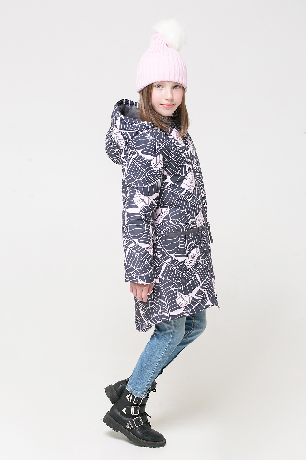 картинка Пальто зимнее для девочки Crockid ВК 38050/н/1 ГР от магазина детских товаров ALiSa