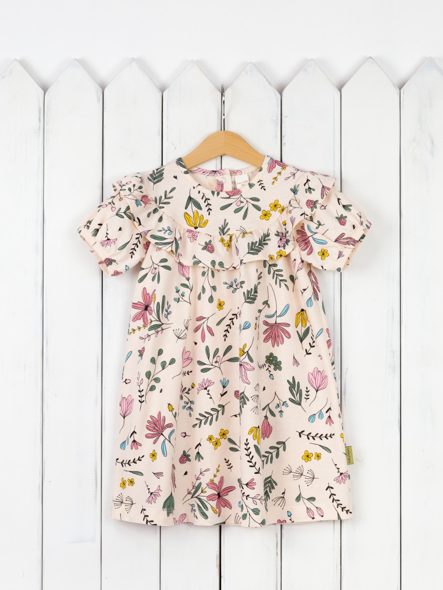 картинка Платье для девочки Baby Boom С192/2-К Цветочный сад от магазина детских товаров ALiSa