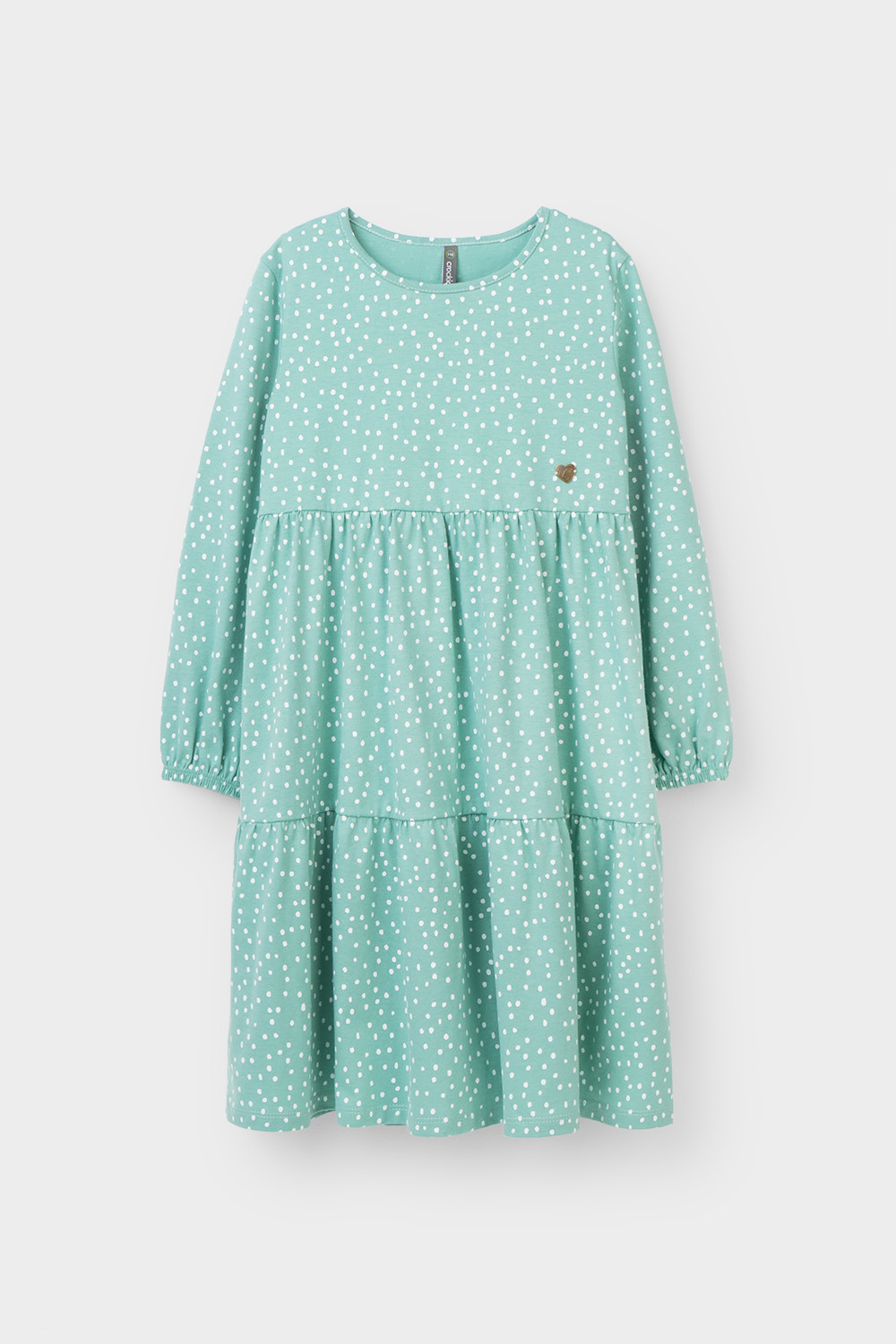 картинка Платье для девочки Crockid КР 5770 мятный зеленый, крапинки к363 от магазина детских товаров ALiSa