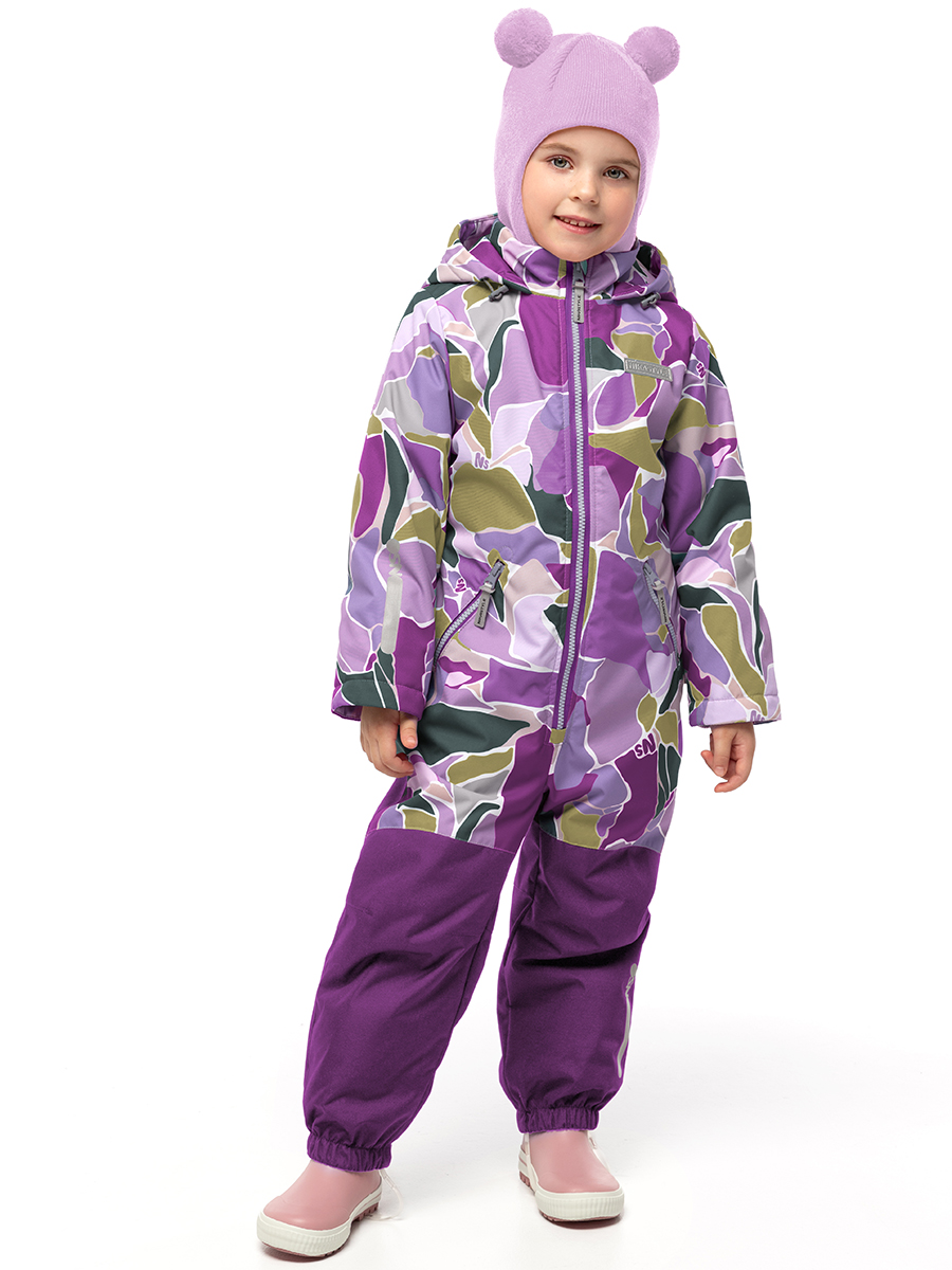 картинка Комбинезон утеплённый для девочки NIKASTYLE 8м1225 Цикламен брусника от магазина детских товаров ALiSa
