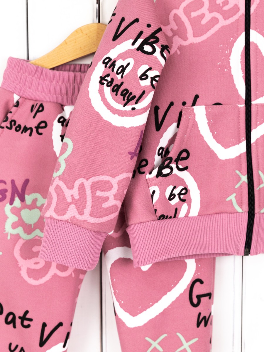 картинка Комплект для девочки Baby Boom КД524/1-Ф Граффити Б117 от магазина детских товаров ALiSa