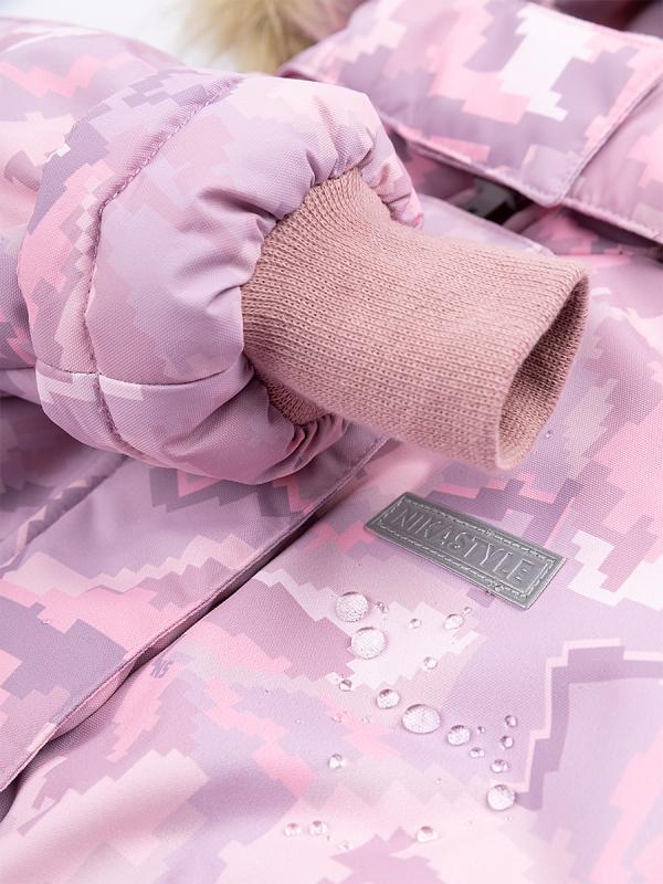 картинка Комплект зимний для девочки NIKASTYLE 7з0624 Роза Орхидея от магазина детских товаров ALiSa