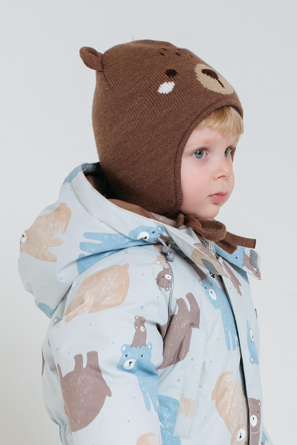 картинка Шапка с утеплителем для мальчика Crockid КВ 20241/ш темно-бежевый от магазина детских товаров ALiSa