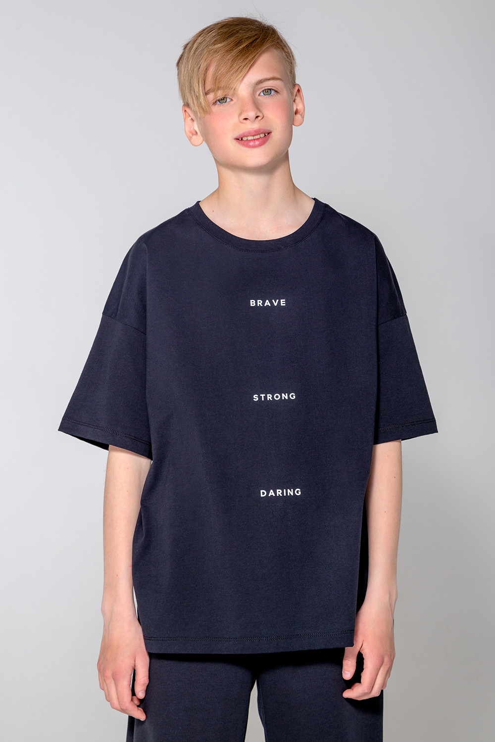 картинка Футболка для мальчика КБ 301866 черный к78 от магазина детских товаров ALiSa