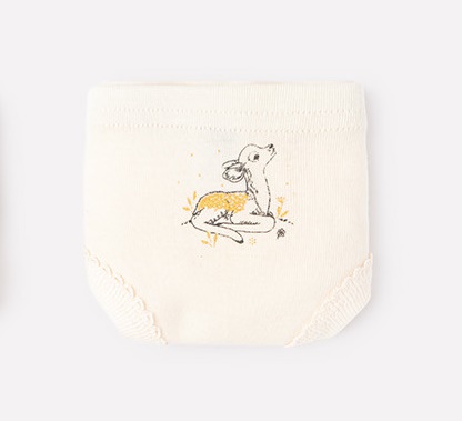 картинка Трусы для девочки Crockid К 1904-3 сливки, олененок (сливки) от магазина детских товаров ALiSa