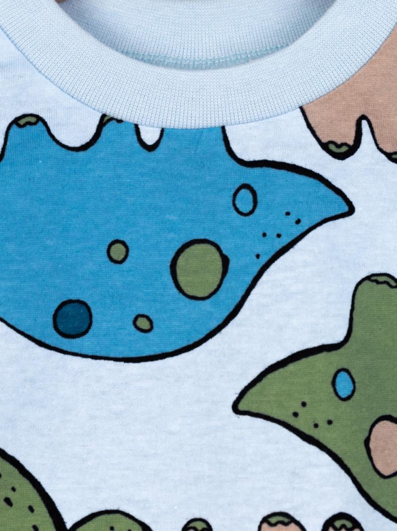 картинка Комплект для мальчика Baby Boom КД506/2-К Дино на голубом + бежевый я736 от магазина детских товаров ALiSa