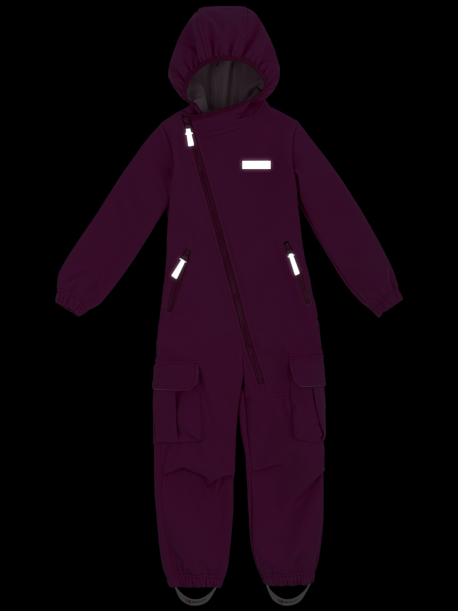 картинка Комбинезон софтшелл для девочки NIKASTYLE 8л8224 ягода от магазина детских товаров ALiSa