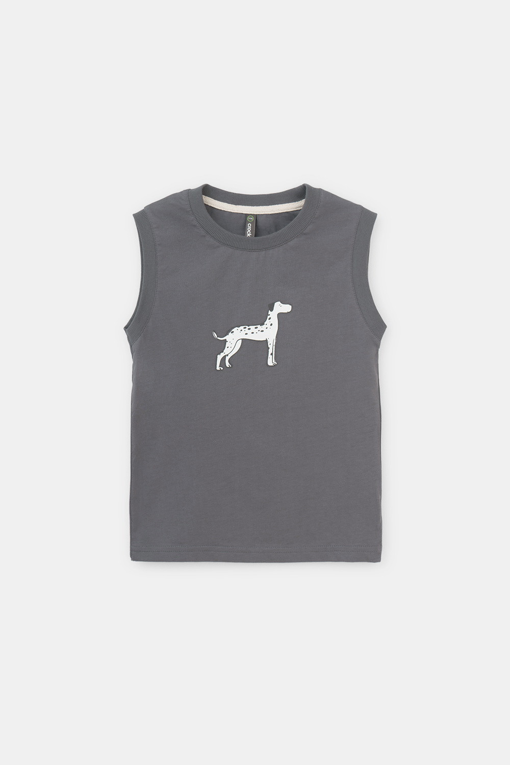 картинка Майка для мальчика Crockid КР 302041 серая дымка к384 от магазина детских товаров ALiSa