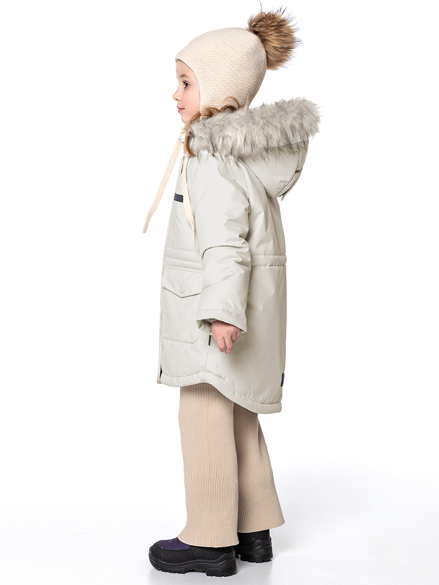 картинка Куртка зимняя для девочки NIKASTYLE 4з3624 Беж от магазина детских товаров ALiSa