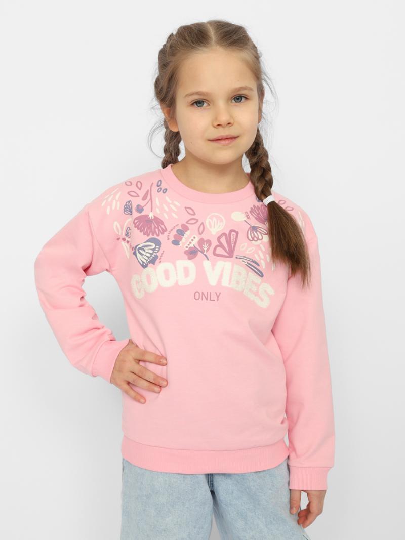 картинка Джемпер для девочки Cherubino CSKG 63439-27-350 Розовый от магазина детских товаров ALiSa