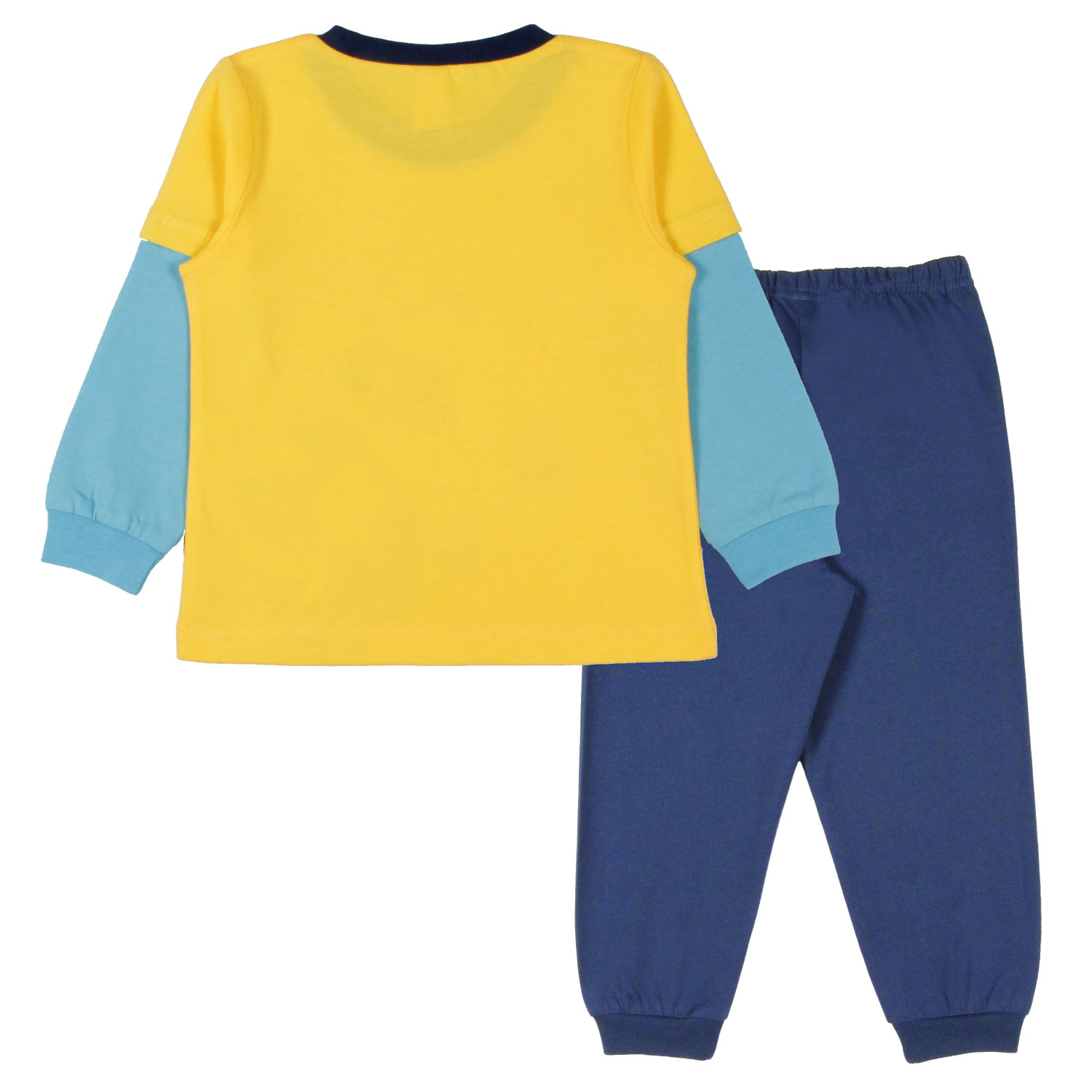 картинка Комплект для мальчика Сherubino CAB 5438 Желтый-Темно-синий от магазина детских товаров ALiSa