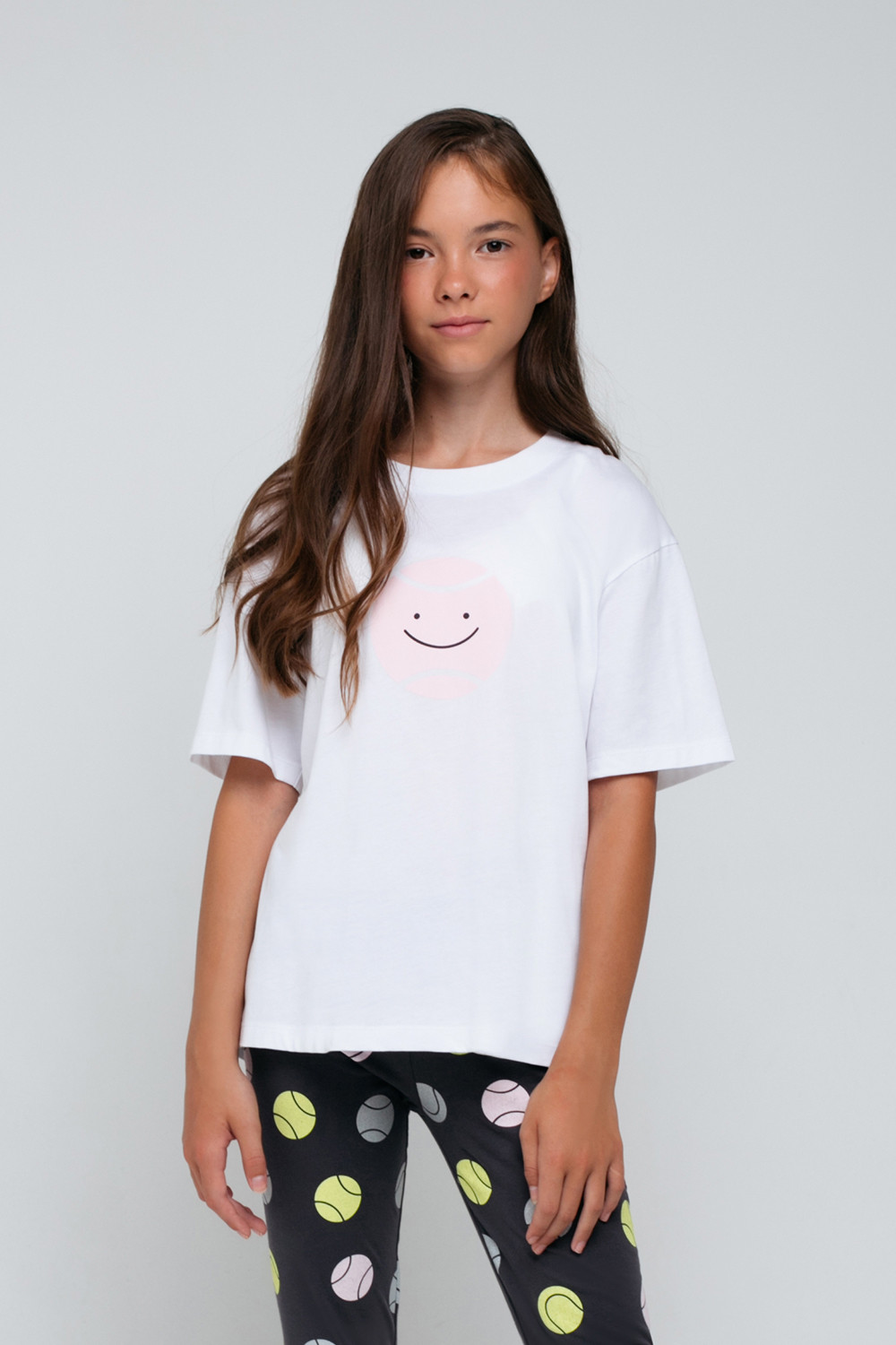 картинка Футболка для девочки КБ 301834 белый к75 от магазина детских товаров ALiSa