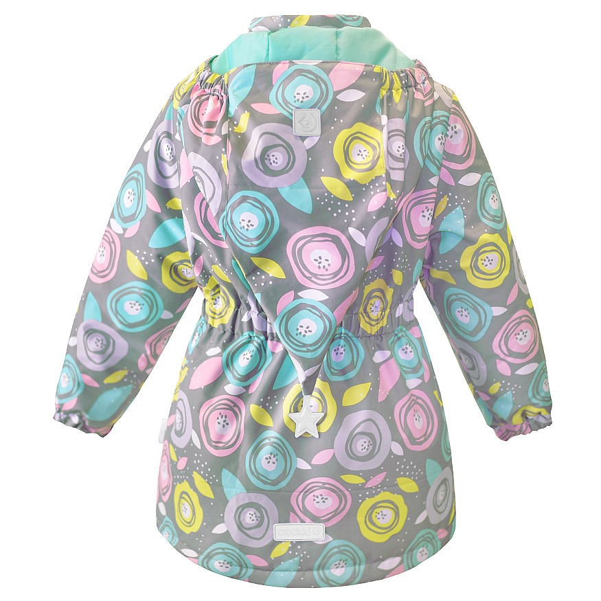 картинка Куртка удлиненная демисезонная для девочки Crockid ВК 32049/н/2 УЗ от магазина детских товаров ALiSa