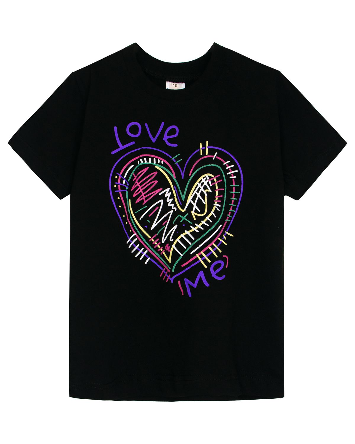 картинка Футболка для девочки Let's go LG 51272 черный от магазина детских товаров ALiSa