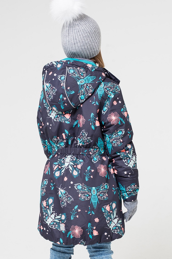картинка Куртка зимняя для девочки Crockid ВК 38044/н/1 ГР от магазина детских товаров ALiSa