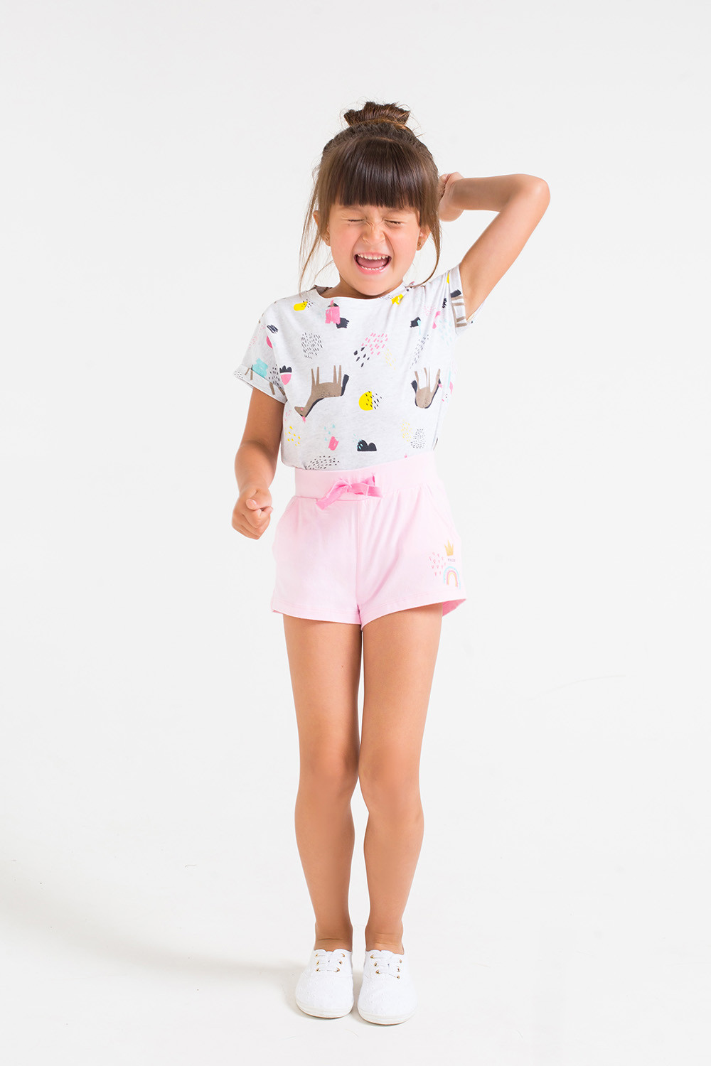 картинка Шорты для девочки Crockid КР 4520 розовое облако к251 от магазина детских товаров ALiSa