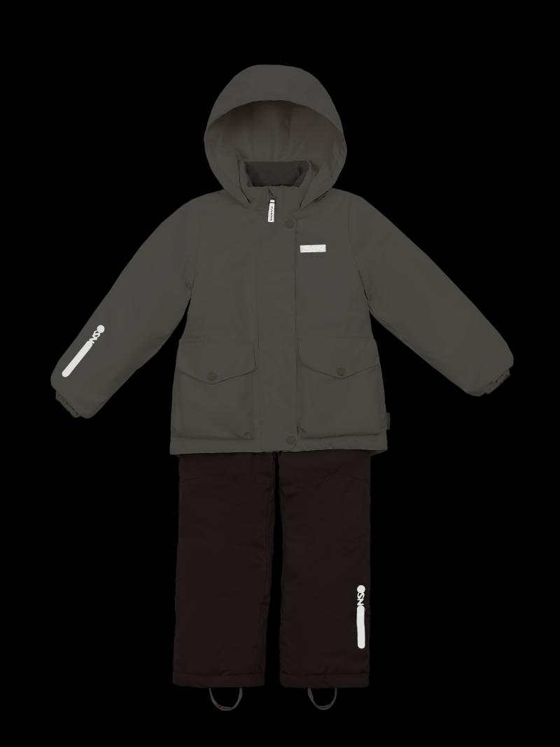 картинка Комплект утеплённый для девочки NIKASTYLE 7м2225 Кешью шоколад от магазина детских товаров ALiSa