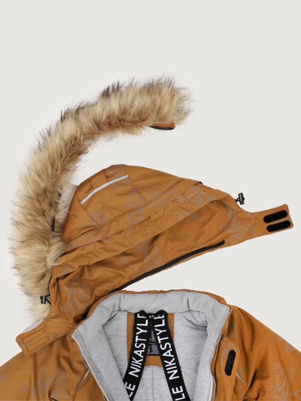 картинка Комбинезон для мальчика NIKASTYLE 8з0325 Кэмел Черный от магазина детских товаров ALiSa