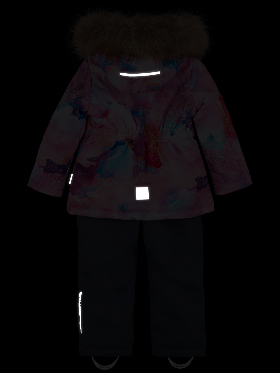 картинка Комплект зимний для девочки NIKASTYLE 7з1224 Розовый серый от магазина детских товаров ALiSa